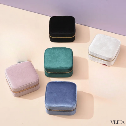Velvet Jewelry Case | Spring Colors