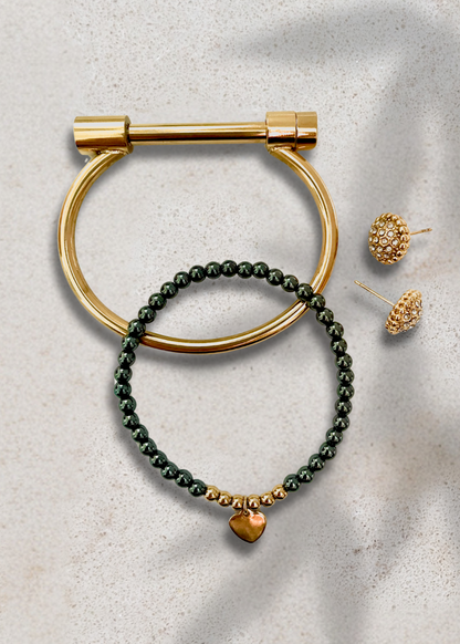 Hematite Beaded Bracelet | Pre-Order