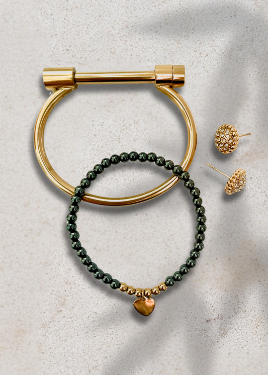 Hematite Beaded Bracelet | Pre-Order