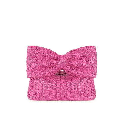 Rory Raffia Bow Clutch (Pre-Order)