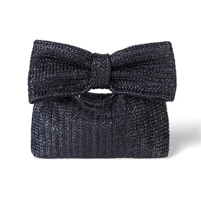 Rory Raffia Bow Clutch (Pre-Order)