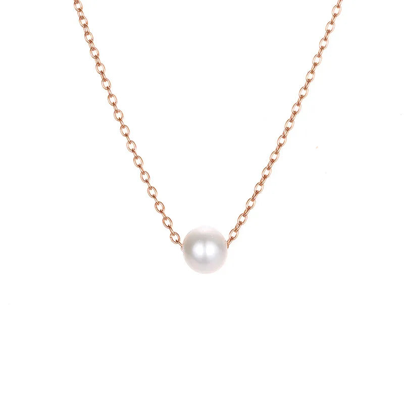 Amanda Dainty Pearl Necklace (Pre-Order)