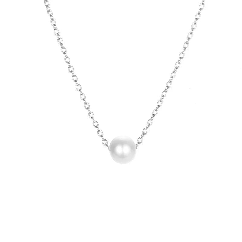 Amanda Dainty Pearl Necklace (Pre-Order)