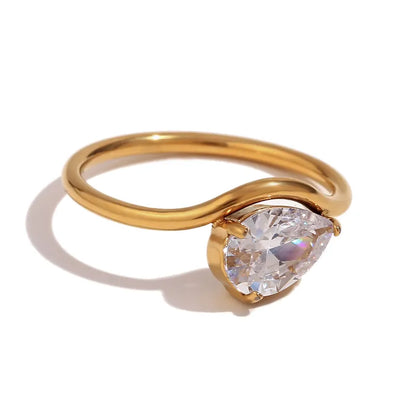 Austin CZ Stone Ring (Pre-Order