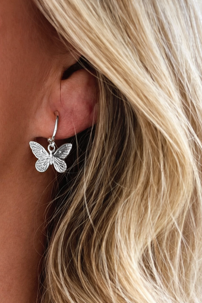 Butterfly Charm Earrings