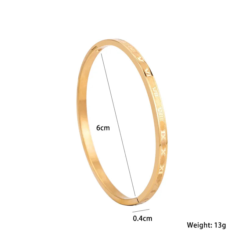 Carmen Mini Roman Numeral Bangle