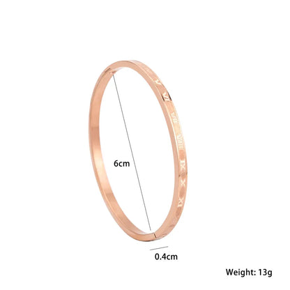 Carmen Mini Roman Numeral Bangle