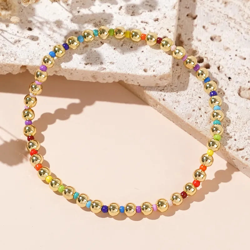 Casual Beaded Rainbow Bracelet (Pre-Order)