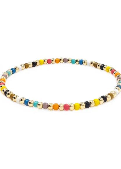 Casual Colorful Beaded Bracelet