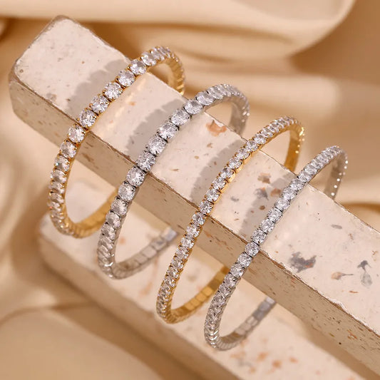 Celeste Stretchy Tennis Bracelet | Pre-Order