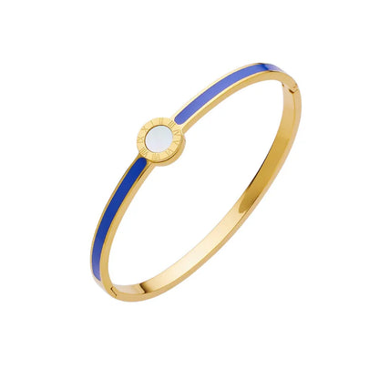 Chrissy Enamel Bangle (Pre-Order)