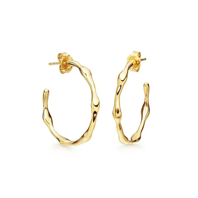 Classic Bamboo Hoop Earrings (Pre-Order)