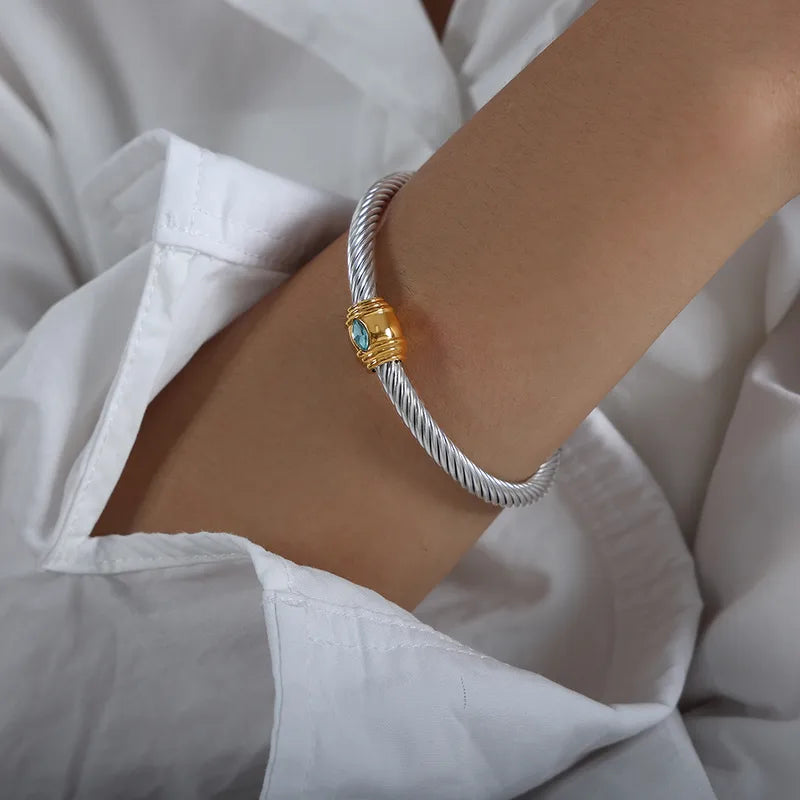 Classic Birthstone Cuff (Pre-Order)