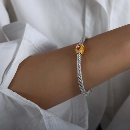 Classic Birthstone Cuff (Pre-Order)