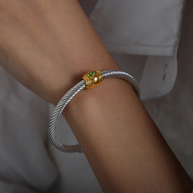 Classic Birthstone Cuff (Pre-Order)