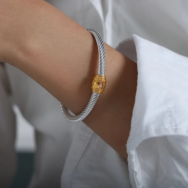 Classic Birthstone Cuff (Pre-Order)