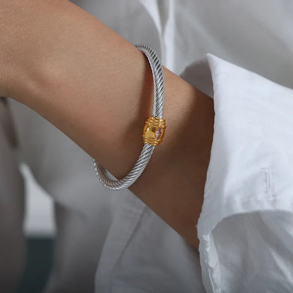 Classic Birthstone Cuff (Pre-Order)