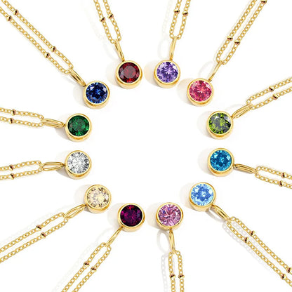 Classic Birthstone Necklace (Pre-Order)