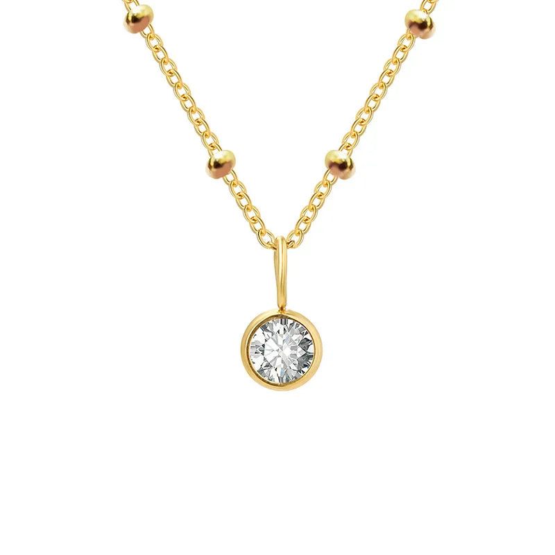 Classic Birthstone Necklace (Pre-Order)