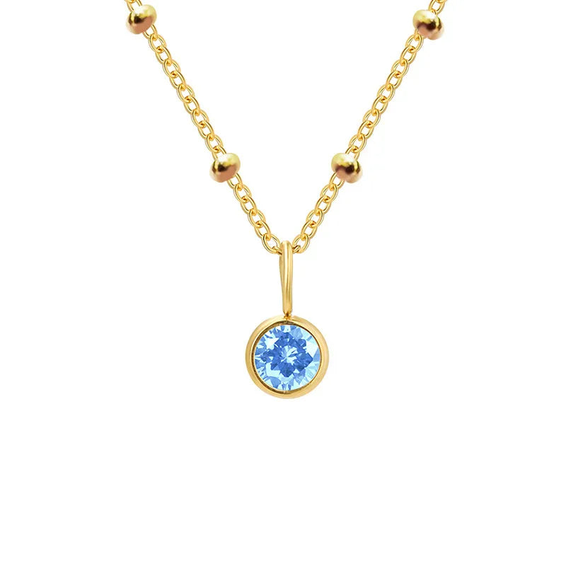 Classic Birthstone Necklace (Pre-Order)