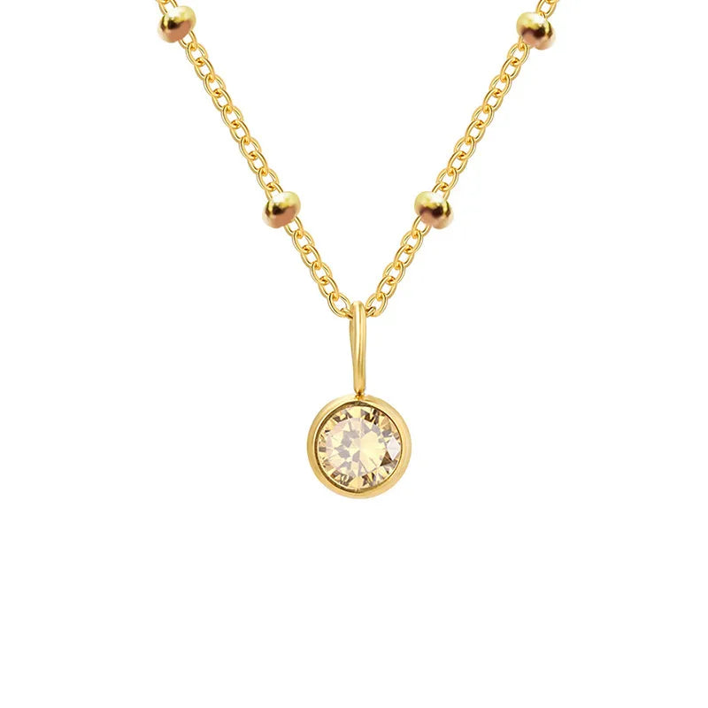 Classic Birthstone Necklace (Pre-Order)