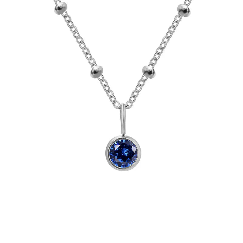 Classic Birthstone Necklace (Pre-Order)