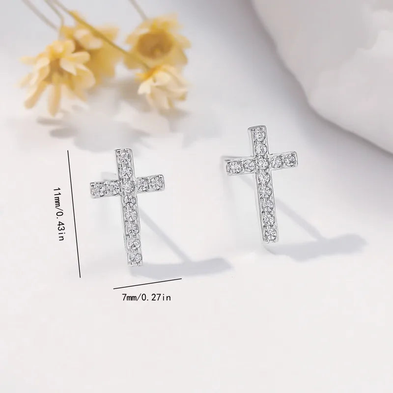 Cross Micro Studs (Pre-Order)