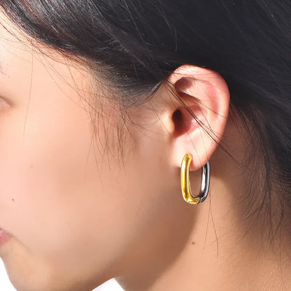 Classic Mixed Metal Hoops (Pre-Order)