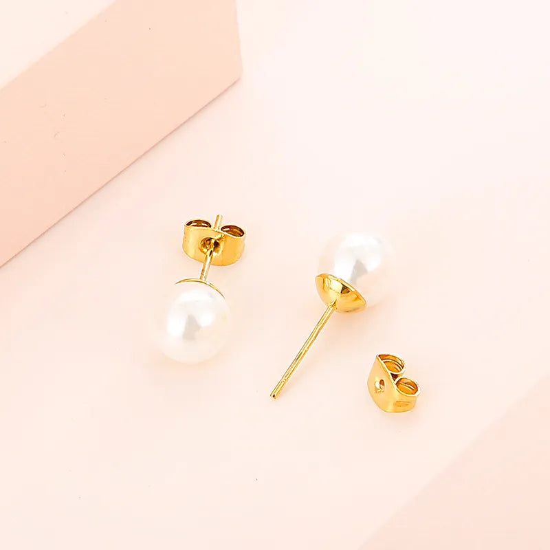 Classic Pearl Stud Earring (Pre-Order)