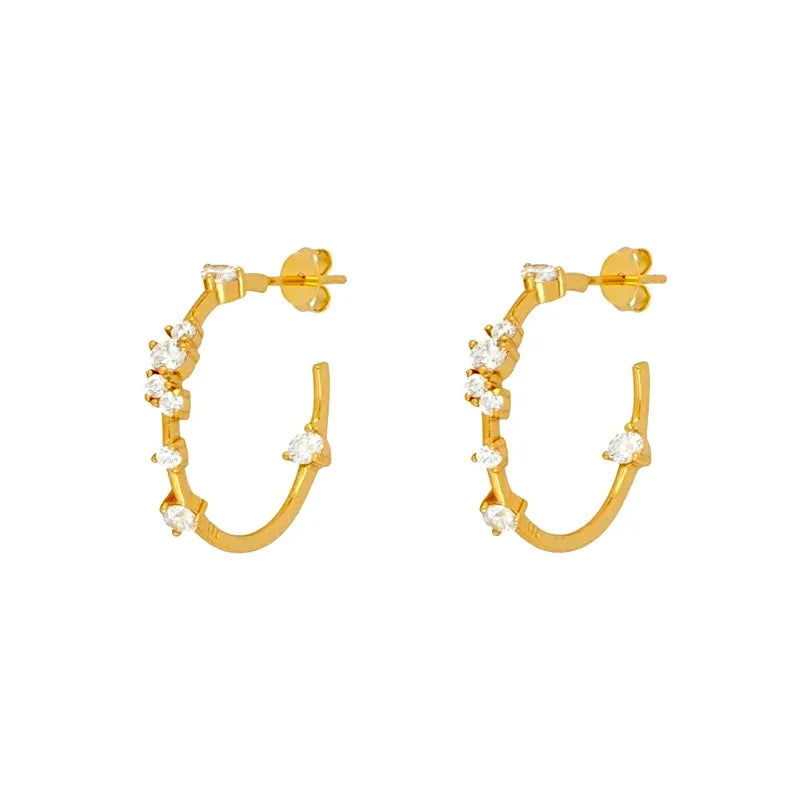 Cosmo CZ Hoops (Pre-Order)