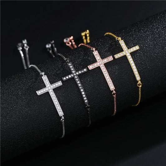 Adjustable Cross Bracelet (Pre-Order)