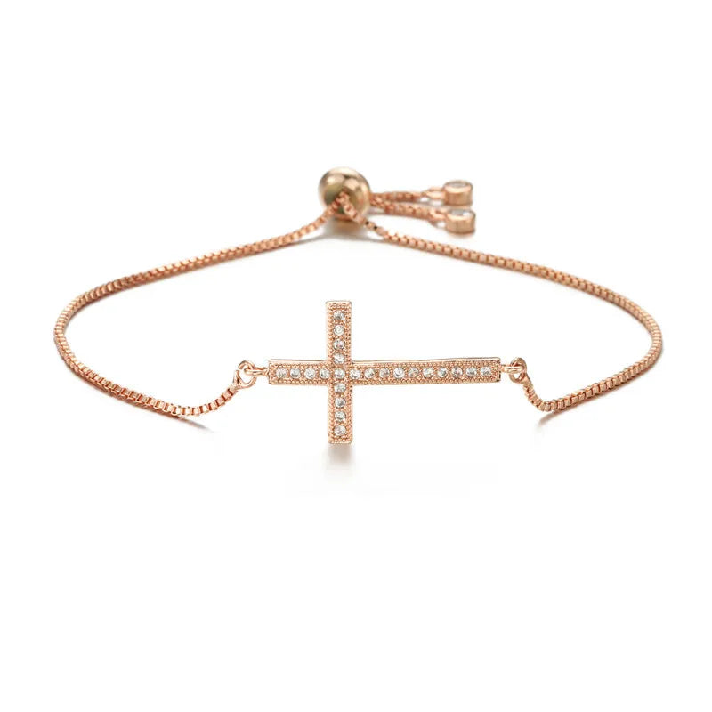 Adjustable Cross Bracelet (Pre-Order)