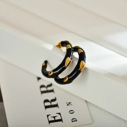 Emily Enamel Hoops | Pre-Order