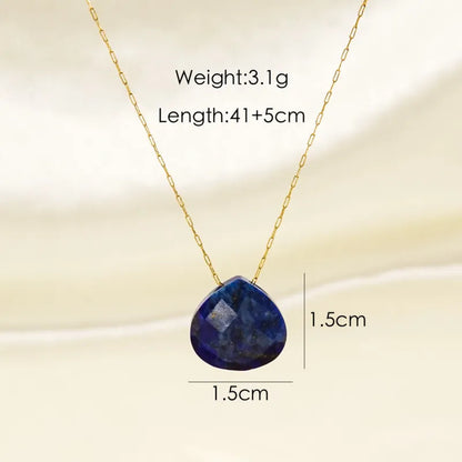 Faceted Gemstone Necklace (Pre-Order)