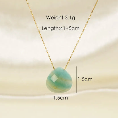 Faceted Gemstone Necklace (Pre-Order)