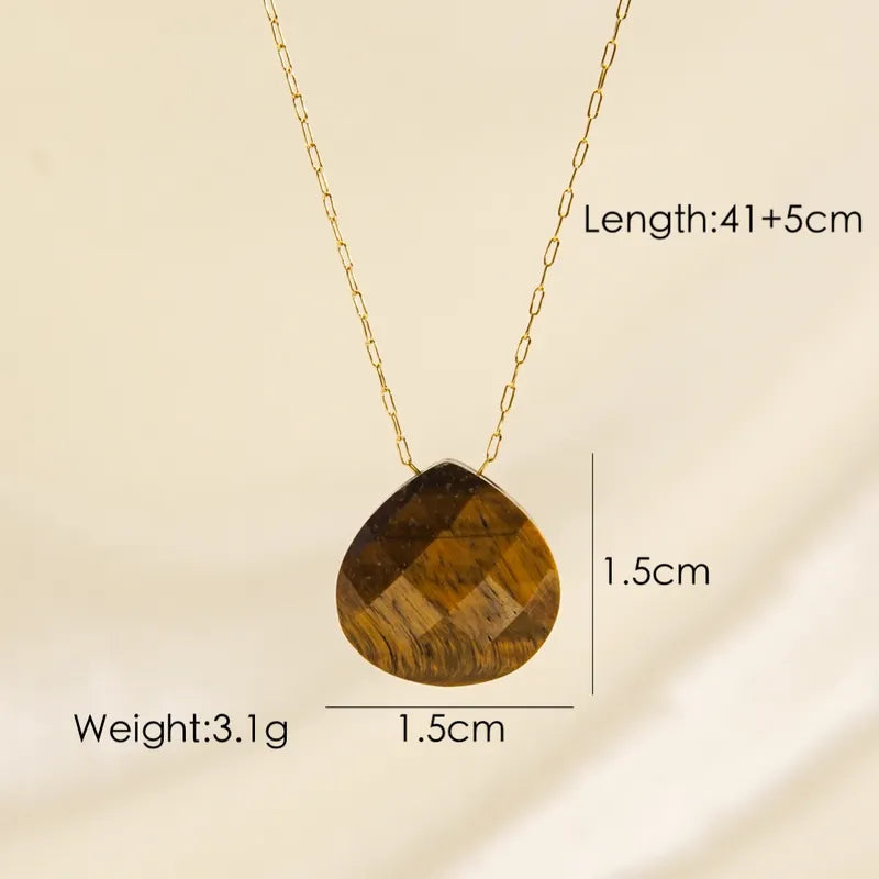 Faceted Gemstone Necklace (Pre-Order)