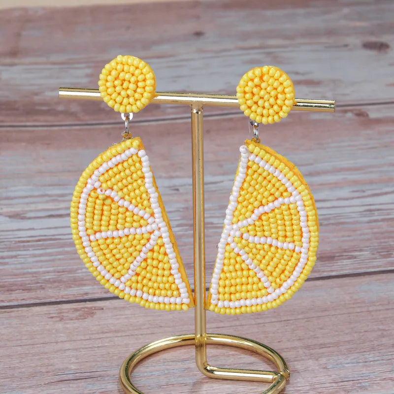Fruta Beaded Statement Earrings | Pre-Order