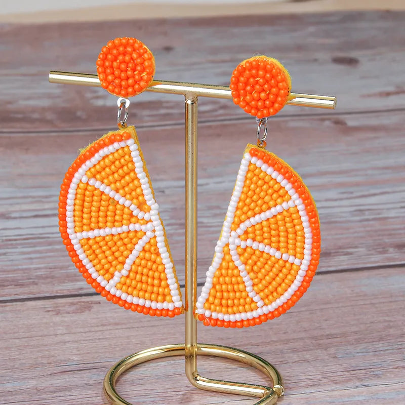 Fruta Beaded Statement Earrings | Pre-Order