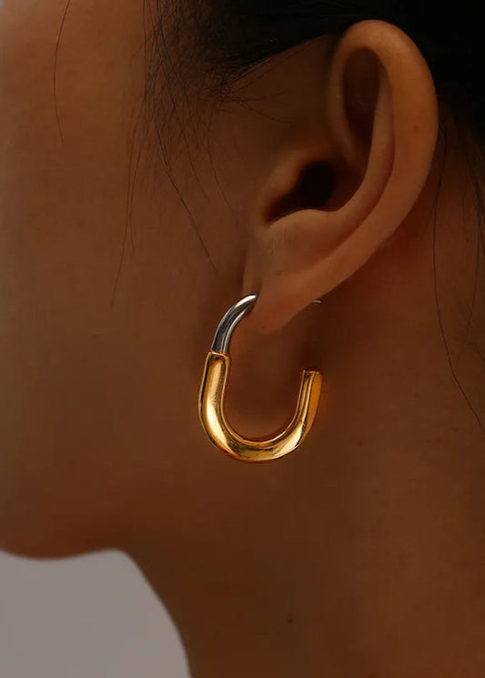 Halston Hoop Earrings