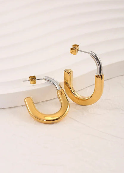 Halston Hoop Earrings