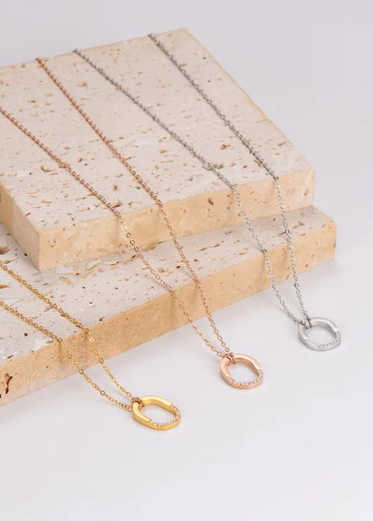 Halston Mini Pendant Necklace