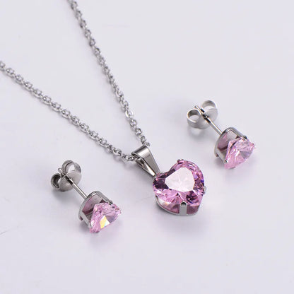 Heartbeat Stud & Necklace Set (Pre-Order)