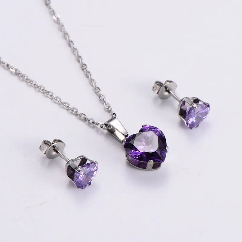 Heartbeat Stud & Necklace Set (Pre-Order)