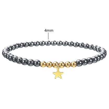 Hematite Beaded Bracelet | Pre-Order
