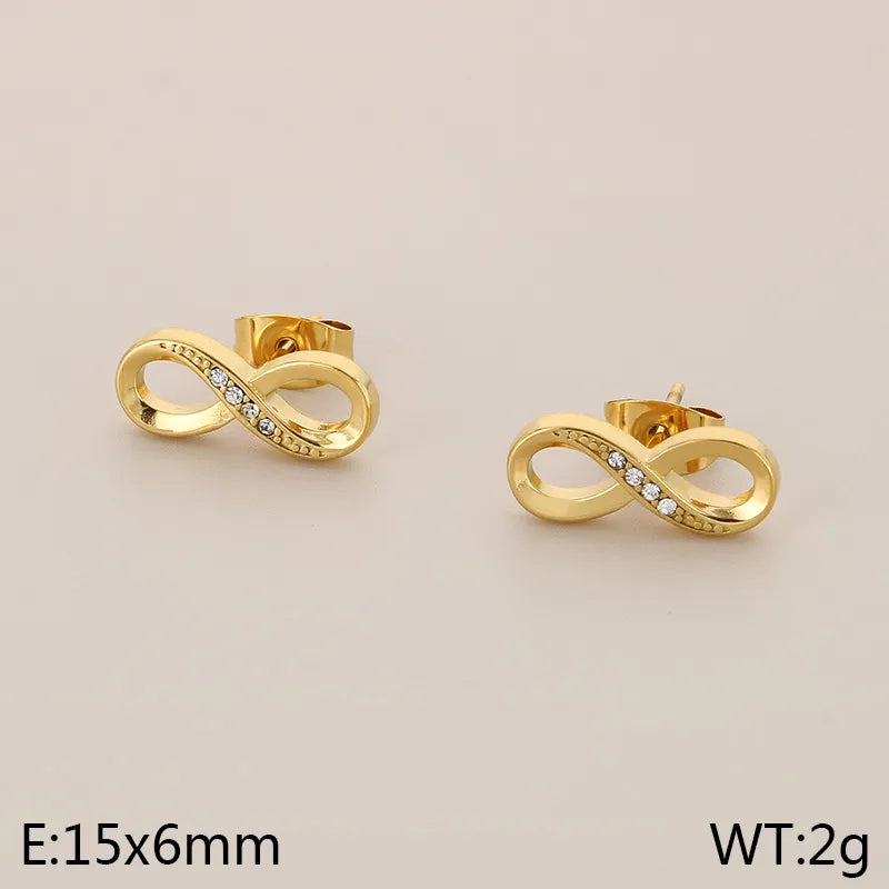 Infinity Stud Earrings (Pre-Order)