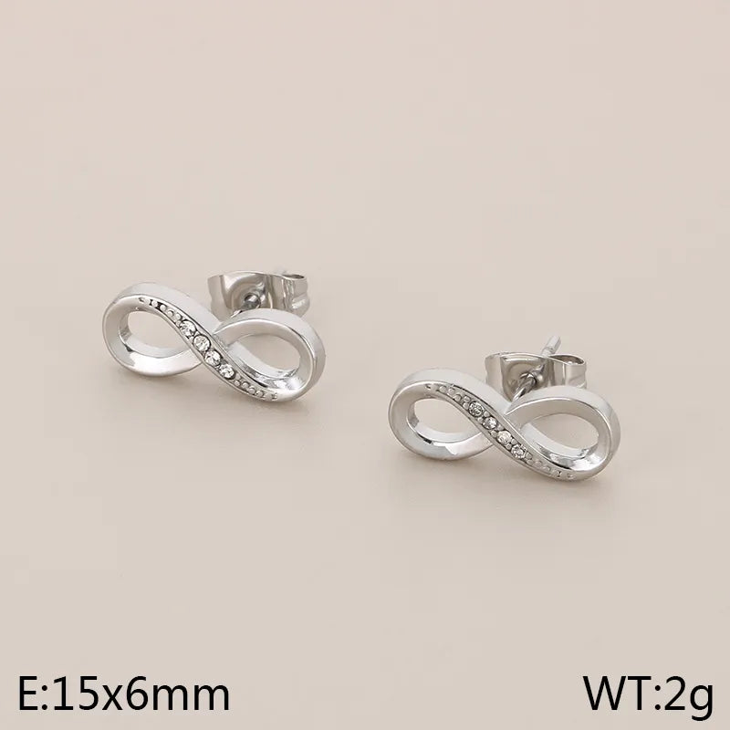 Infinity Stud Earrings (Pre-Order)