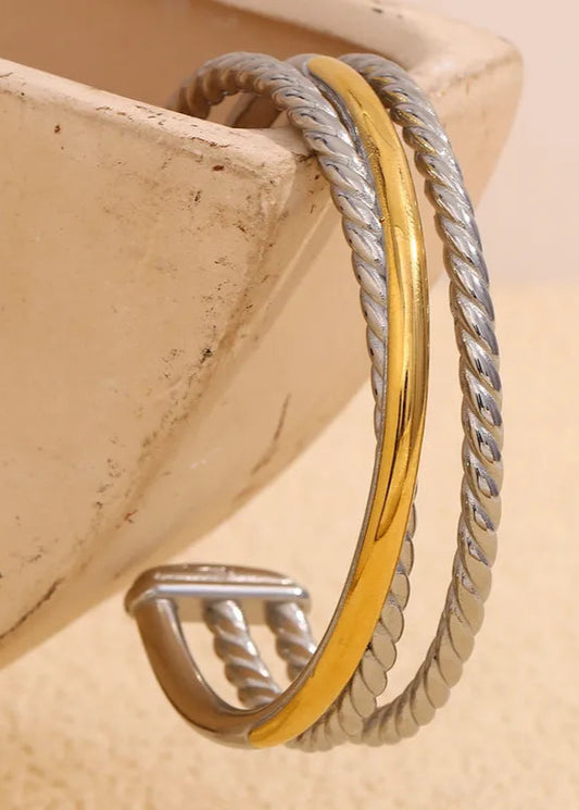 Jordan Mixed Metal Cuff | Pre-Order