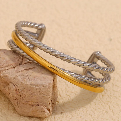 Jordan Mixed Metal Cuff | Pre-Order