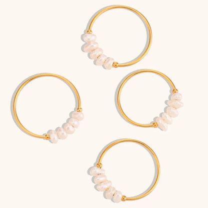 Kaia Delicate Pearl Ring (Pre-Order)