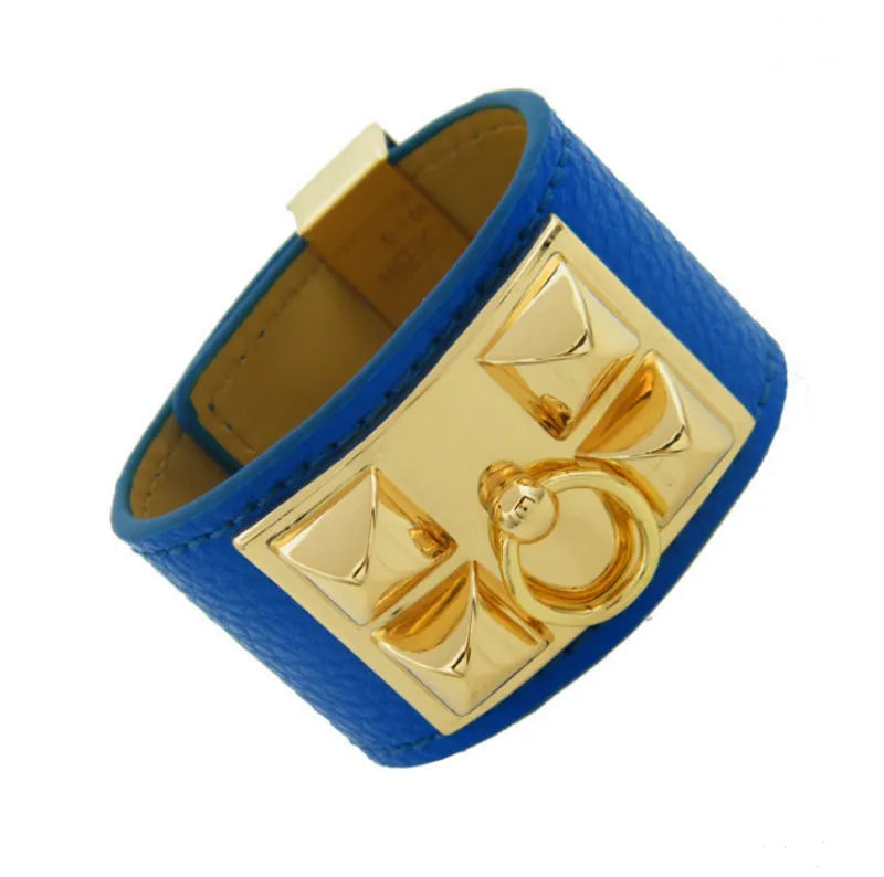 Katerina Leather Cuff Bracelet (Pre-Order)